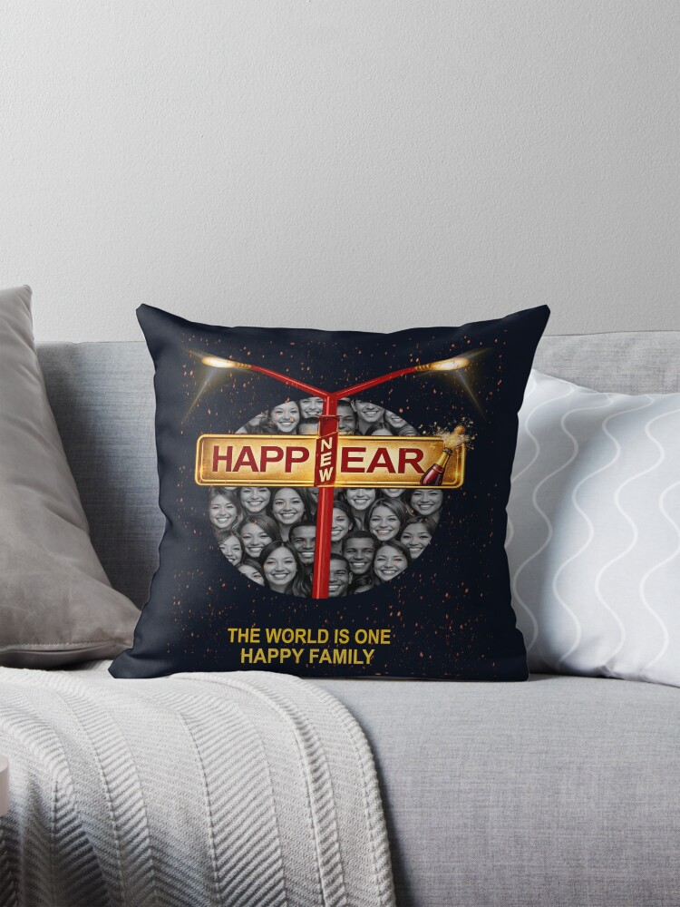 Street Light Collection – Minimal Concept Art Beyond New Year work 179323757 throw pillow (1)