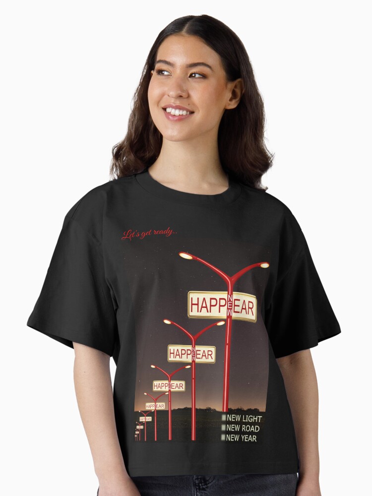 Street Light Collection – Minimal Concept Art Beyond New Year work 179331961 boxy t shirt (3)