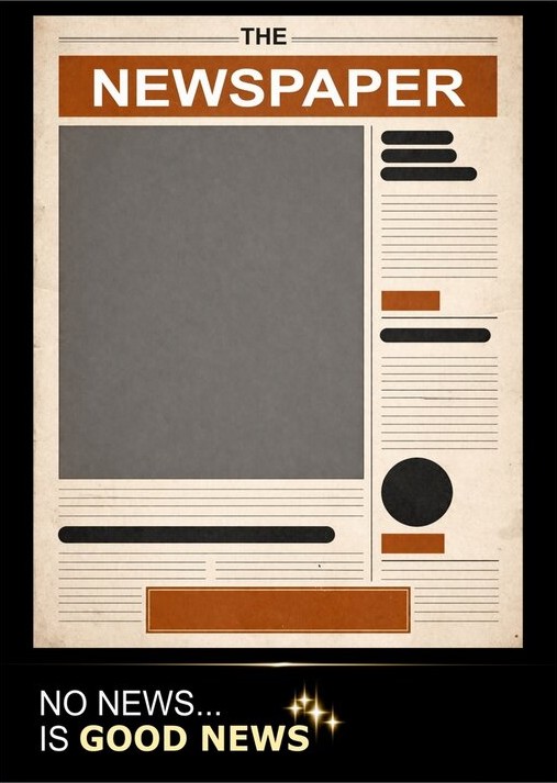 no news is good news minimal conceptual art leelaworks.jpg